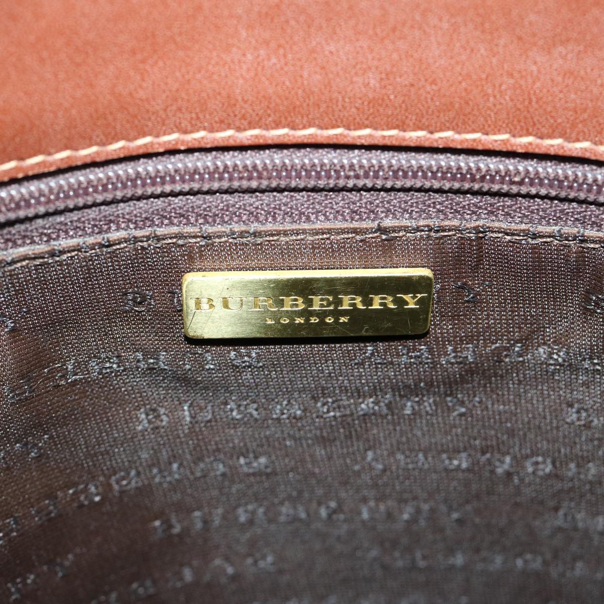 Burberry Nova Check Tote Bag PVC Beige Auth 66284