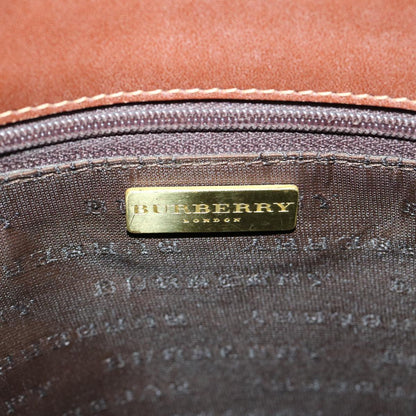 Burberry Nova Check Tote Bag PVC Beige Auth 66284