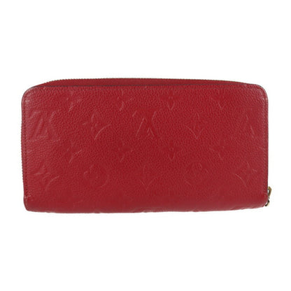 Louis Vuitton Red Leather Zippy wallet wallet accessories