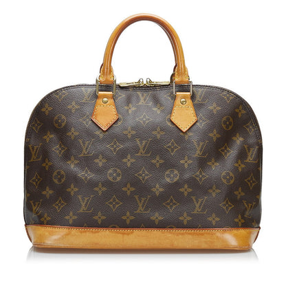 Louis Vuitton Brown Canvas Alma handbag bag
