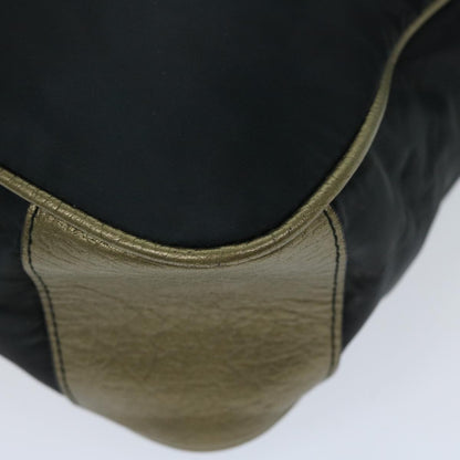 Burberry Shoulder Bag Nylon Black Auth 66638