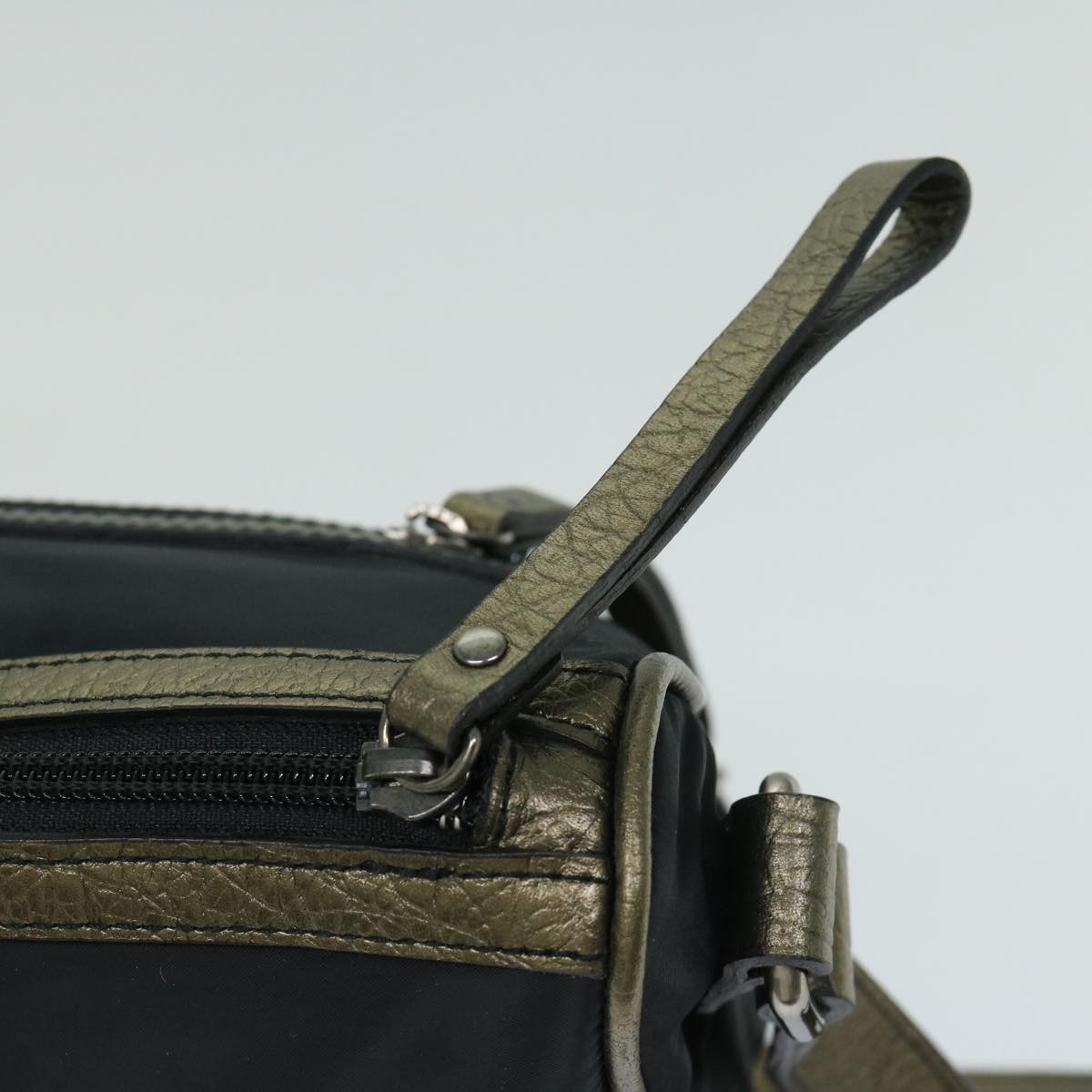Burberry Shoulder Bag Nylon Black Auth 66638