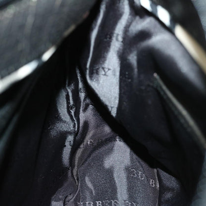 Burberry Shoulder Bag Nylon Black Auth 66638