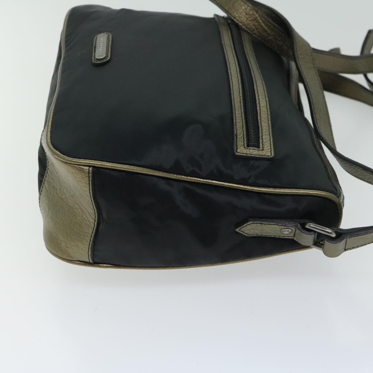 Burberry Shoulder Bag Nylon Black Auth 66638