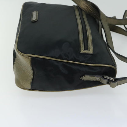 Burberry Shoulder Bag Nylon Black Auth 66638