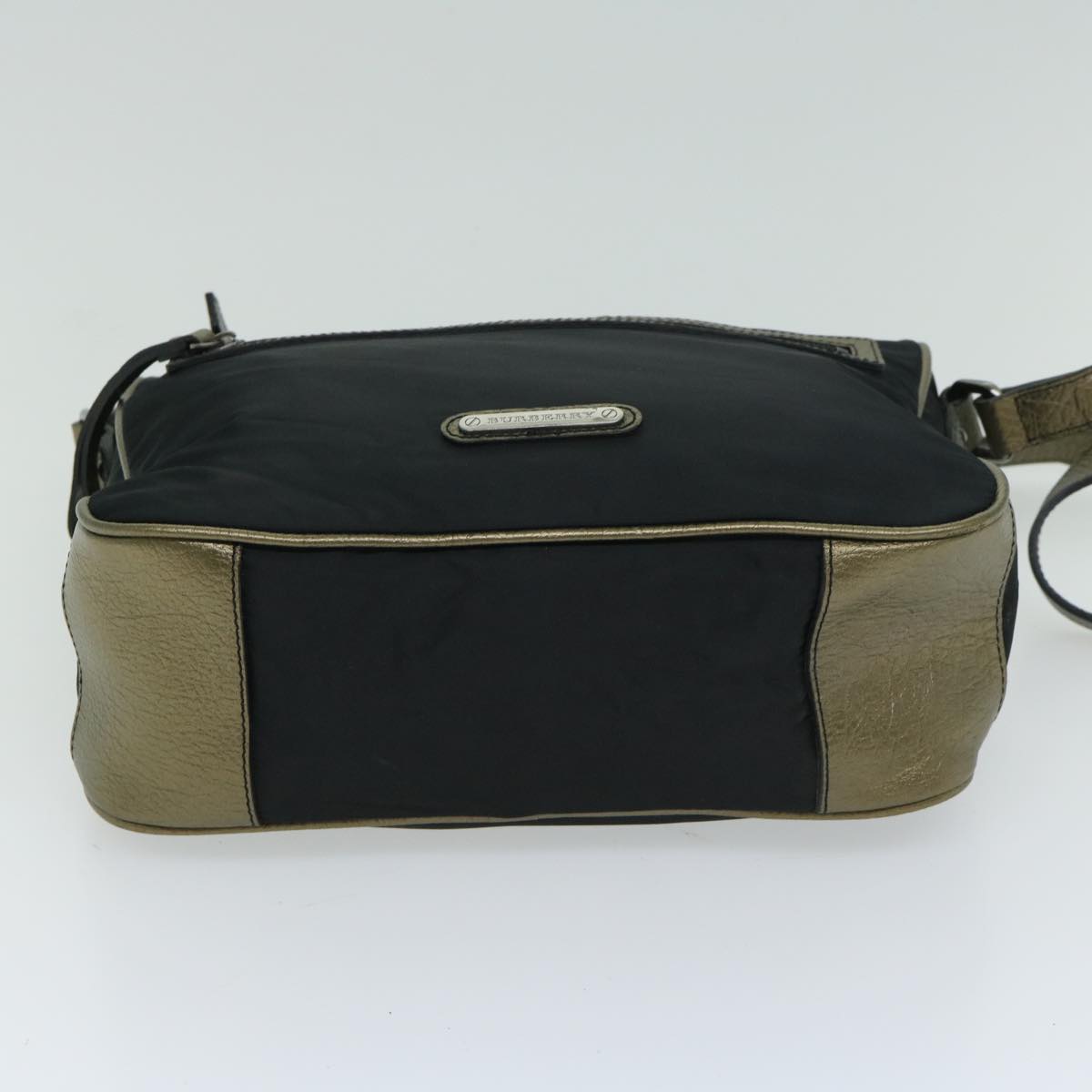Burberry Shoulder Bag Nylon Black Auth 66638