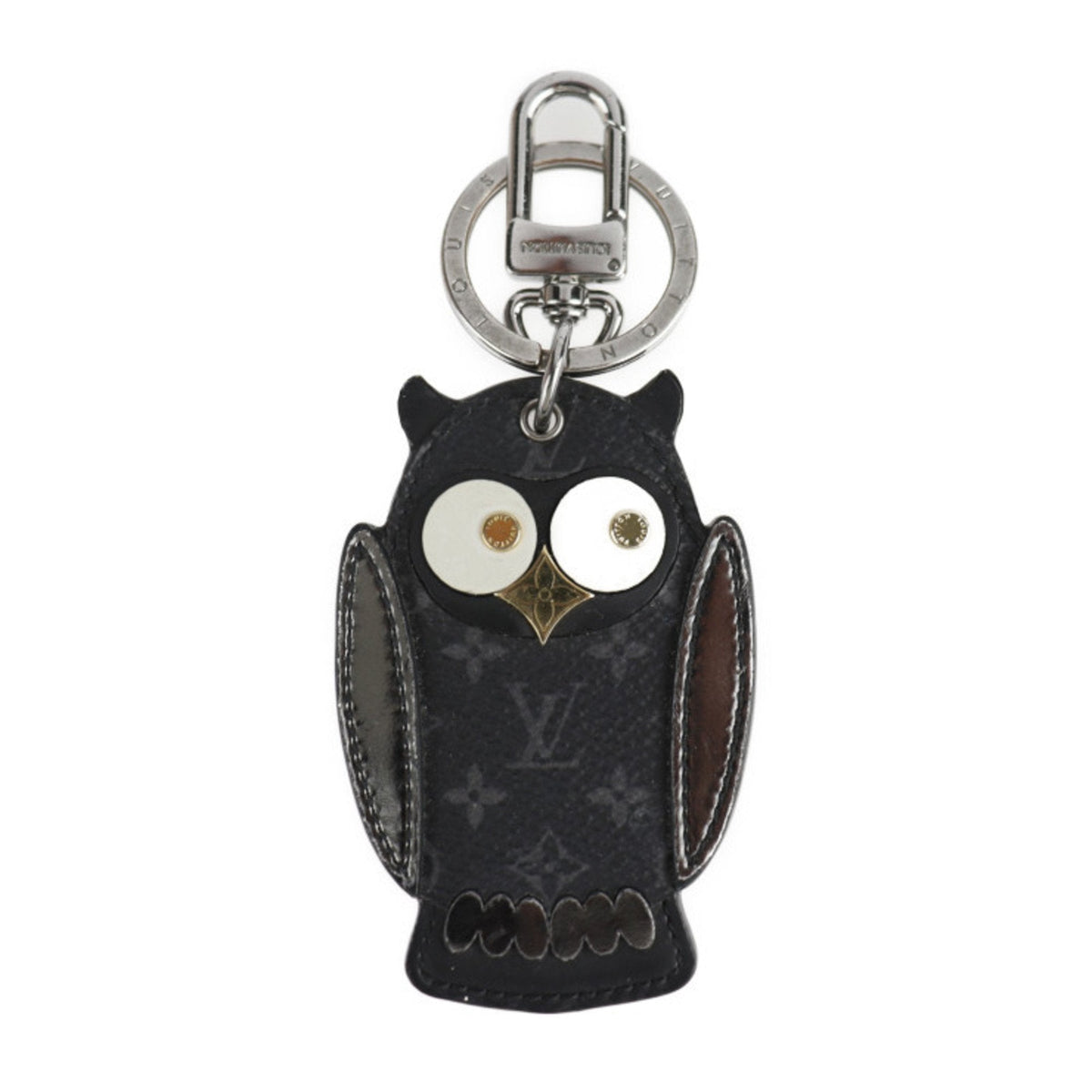 Louis Vuitton Black Metal Bijoux de sac chaine et porte cles wallet accessories