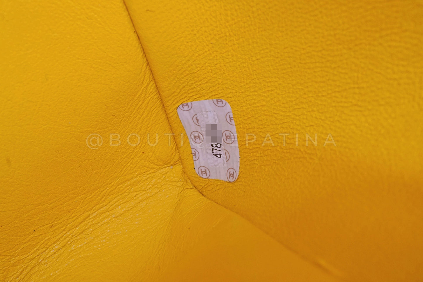 Chanel 1997 Vintage Canary Yellow Caviar Kelly Flap Parent Bag 24k GHW