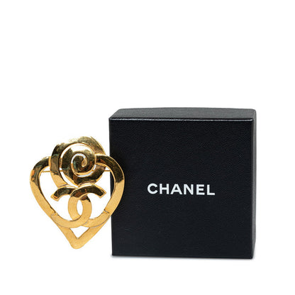 Chanel Vintage Coco Big Heart Torch Brochure G   Chanel