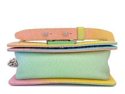 Chanel 17C Rainbow Caviar Coco Cuba Small Boy Flap Bag