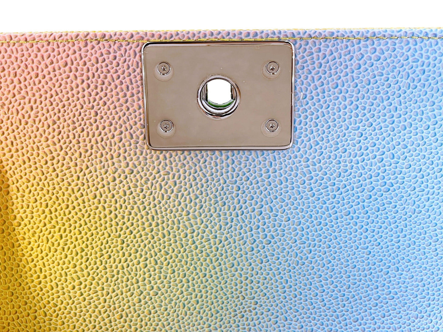 Chanel 17C Rainbow Caviar Coco Cuba Small Boy Flap Bag