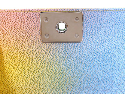 Chanel 17C Rainbow Caviar Coco Cuba Small Boy Flap Bag