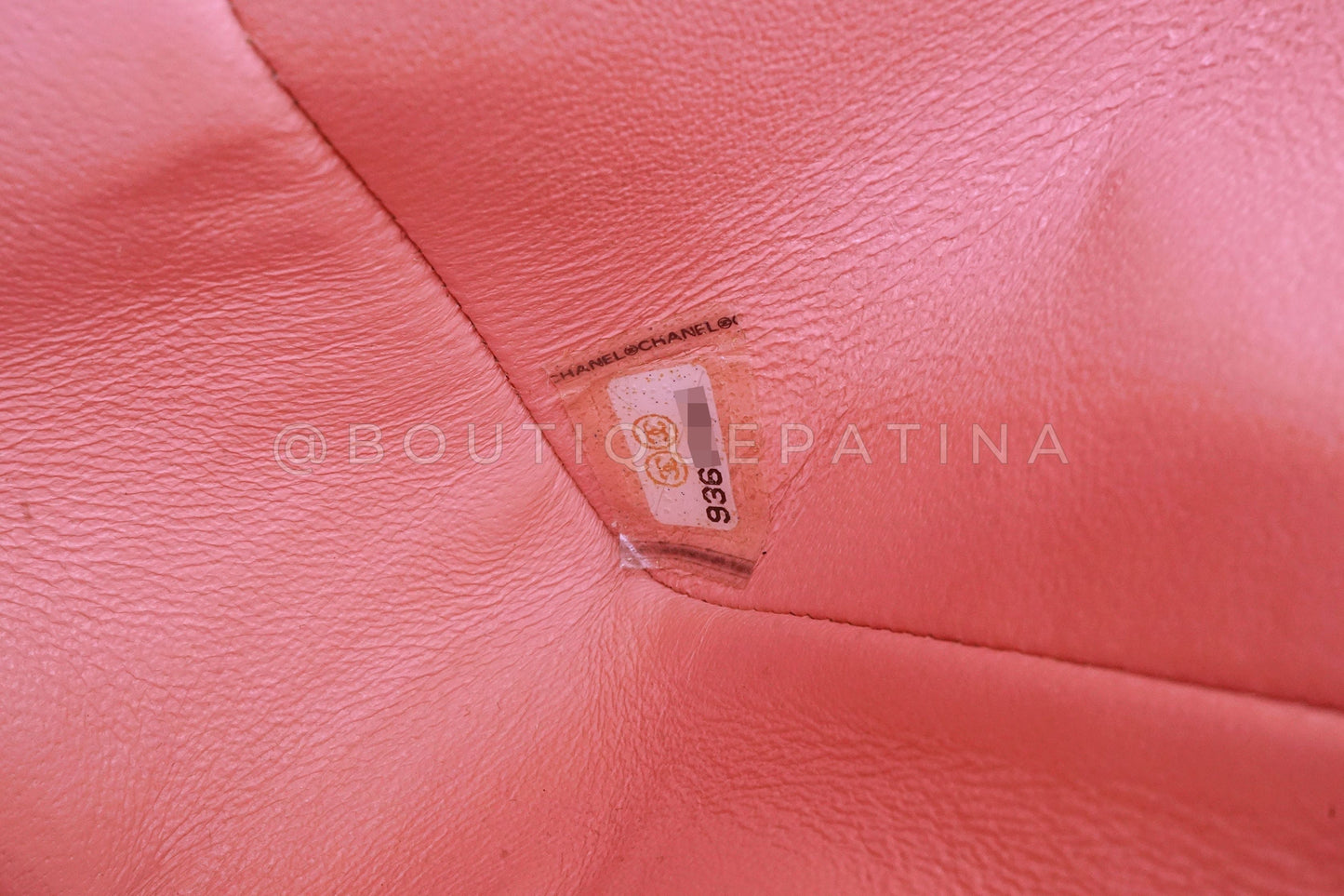 Chanel 2005 Vintage Sakura Pink Small Classic Double Flap Bag 24k GHW