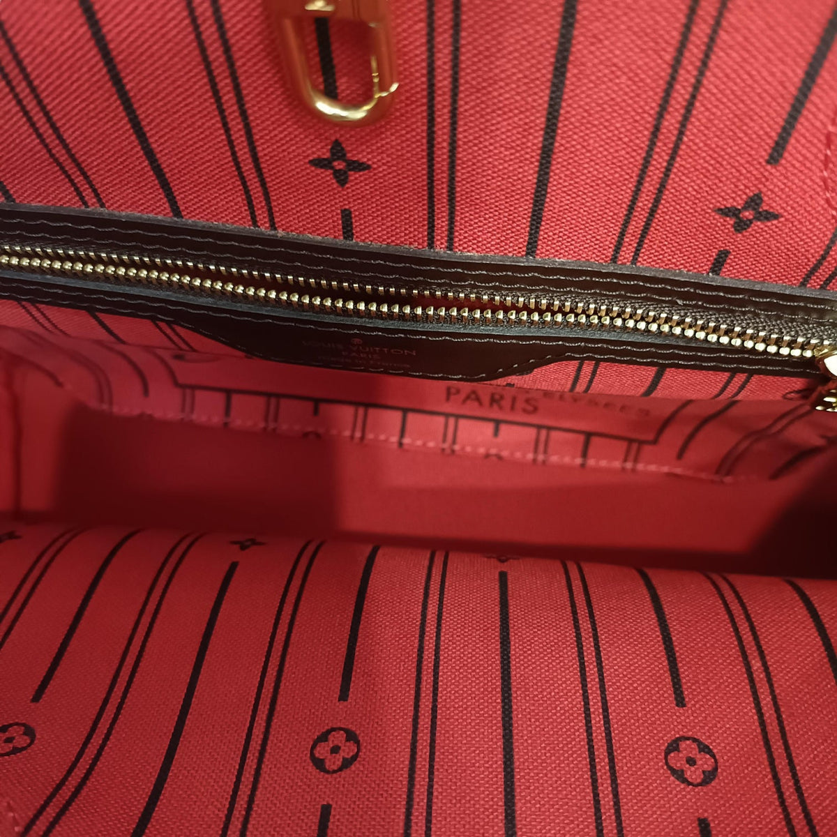 Louis-Vuitton Neverfull PM Damier Ebene Canvas Brown