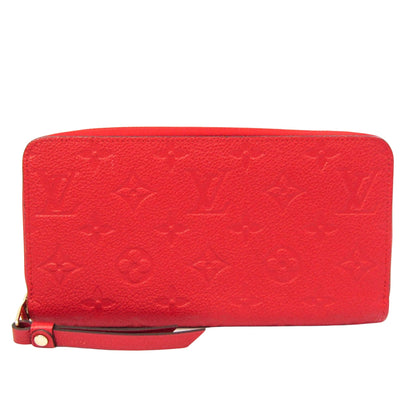 Louis Vuitton Red Canvas Zippy wallet wallet accessories
