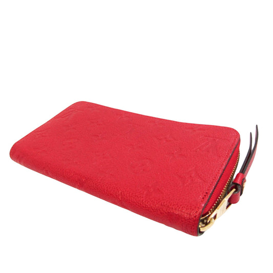 Louis Vuitton Red Canvas Zippy wallet wallet accessories