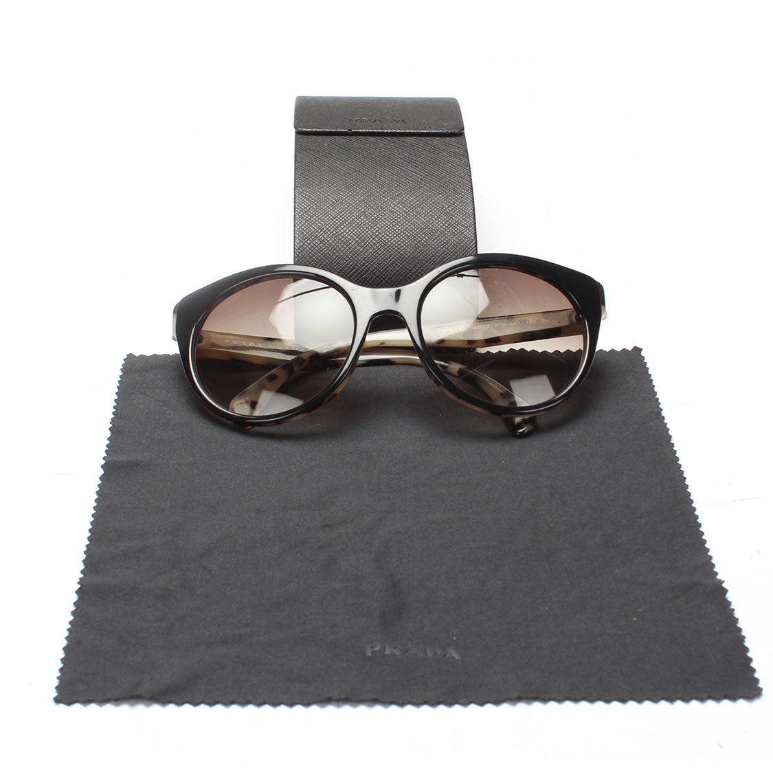 PRADA Oversized Leopard Print Sunglasses