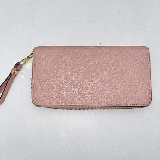 LOUIS VUITTON Empreinte Clemence Wallet Rose Ballerine lv8833ed