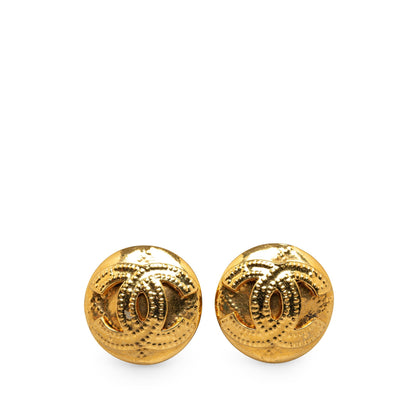 CHANEL CC Clip On Earrings Costume Bracelet