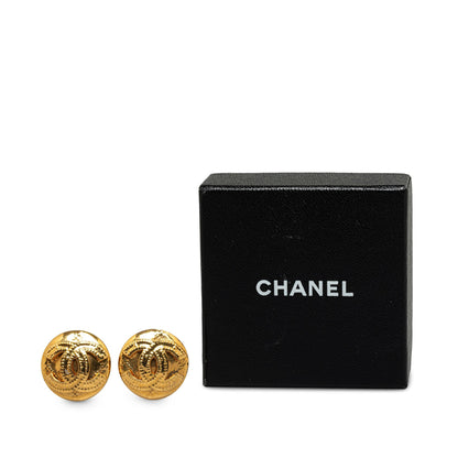 CHANEL CC Clip On Earrings Costume Bracelet
