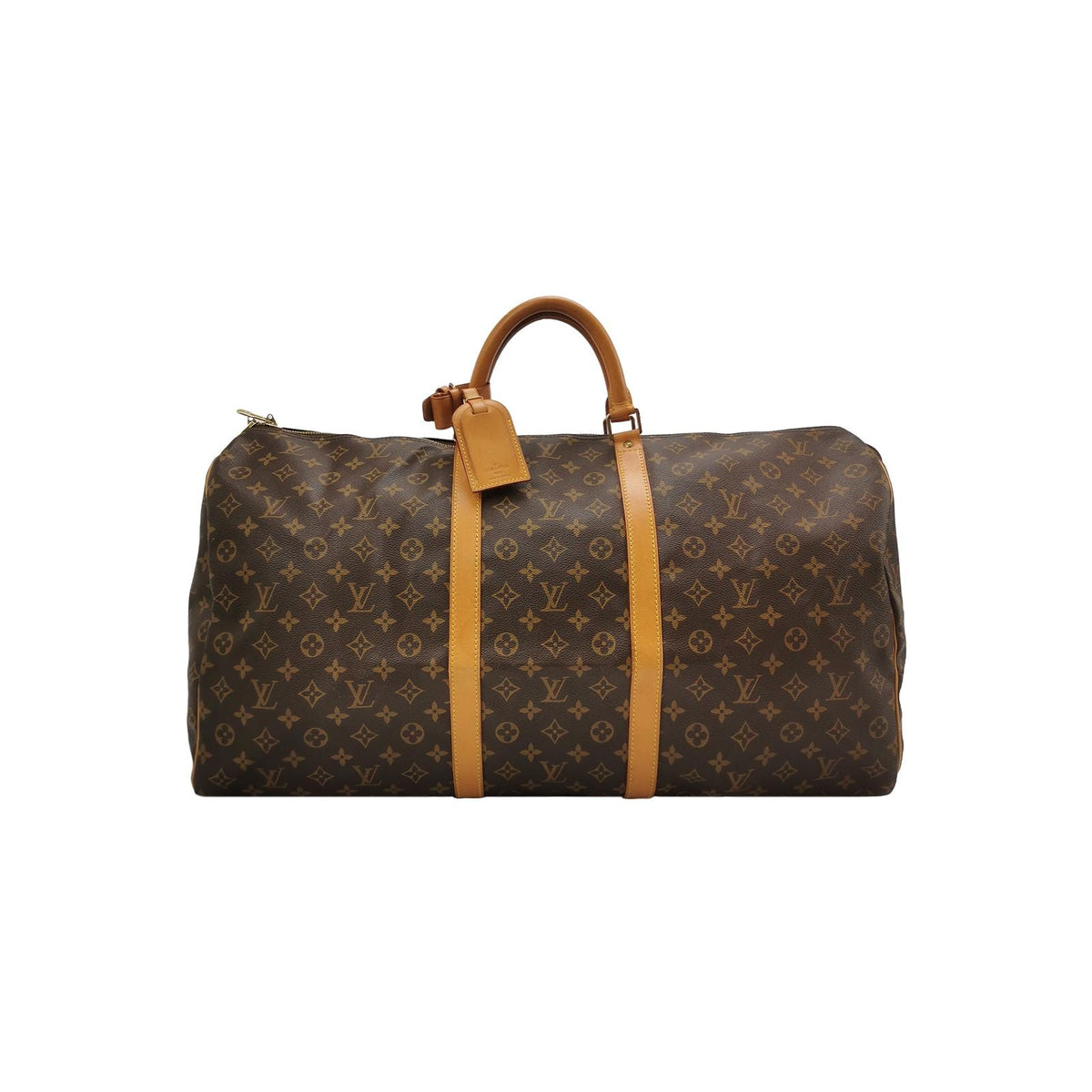 Louis Vuitton Keepall60 Monogram Print Reinforced Strap Vintage Cylinder Bag Suitcase 250430781172444