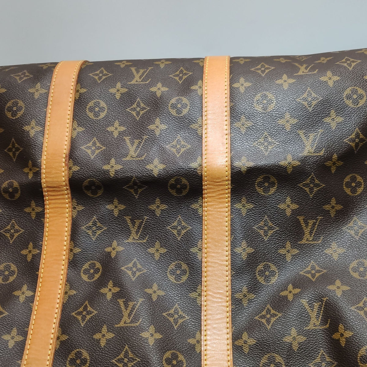 Louis Vuitton Keepall60 Monogram Print Reinforced Strap Vintage Cylinder Bag Suitcase 250430781172444