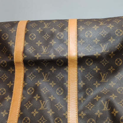 Louis Vuitton Keepall60 Monogram Print Reinforced Strap Vintage Cylinder Bag Suitcase 250430781172444