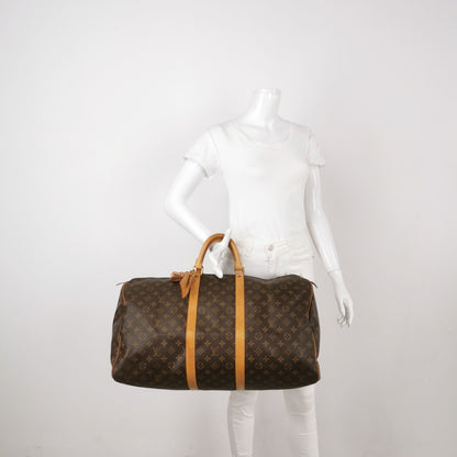 Louis Vuitton Keepall 55 Monogram Canvas Travel Bag 250430781172447