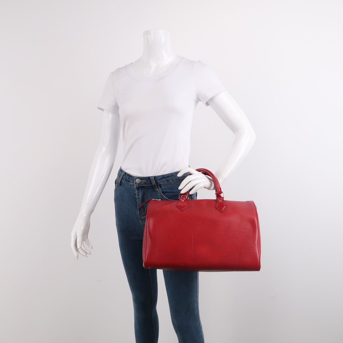 Louis Vuitton Speedy 35 Boston Bag in Water Wave Calf Leather 24091578865938