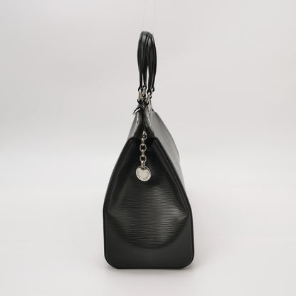 Louis Vuitton Brea Doctor Bag Medium Calfskin Water Wave Rivet Decor Shoulder Bag 250516781194991