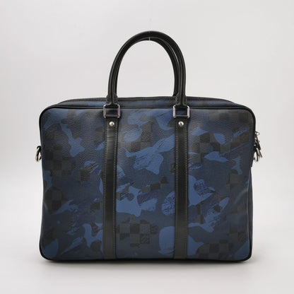 Louis Vuitton Porte Documents Camouflage Print Crossbody Shoulder Bag 250514781191889
