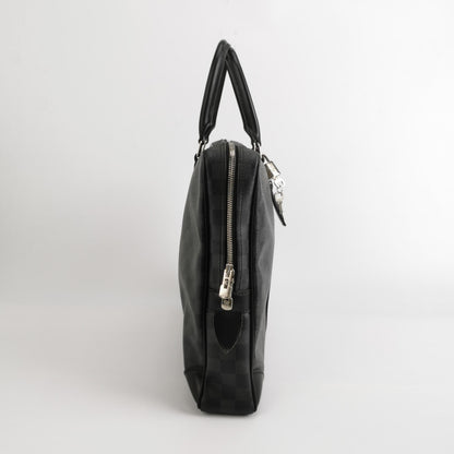 Louis Vuitton Porte Documents Voyage Leather Checkered Rectangular Handbag 250514781192612