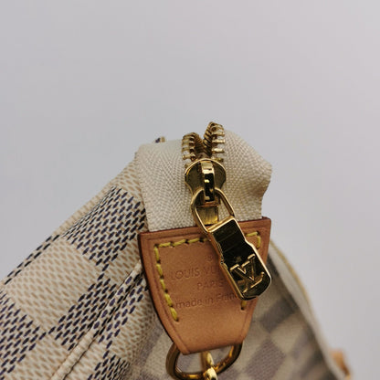 Louis Vuitton Accessories Mahjong Bag Large Size Vegetable Tanned Leather Checkerboard Shoulder Bag 24122778998203