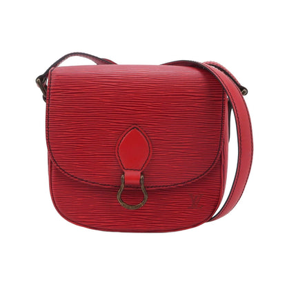 Louis Vuitton Saint Cloud Calfskin Wave Shield Buckle Vintage Crossbody Bag 24122778998235