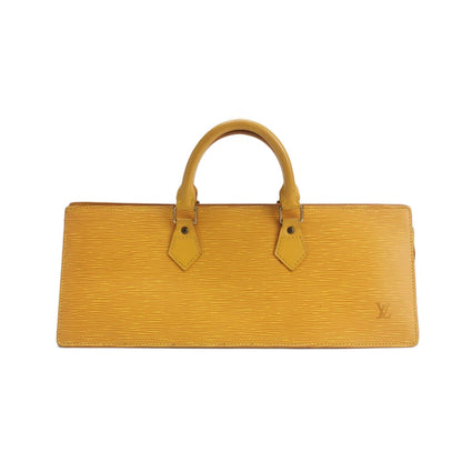 Louis Vuitton Sac Triangle Leather Solid Vintage Triangle Handbag 24121278980232