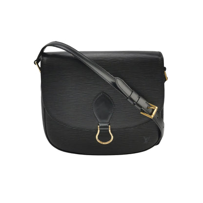 Louis Vuitton Saint Cloud Large Calfskin Water Wave Shield Buckle Vintage Crossbody Shoulder Bag 24120378969721