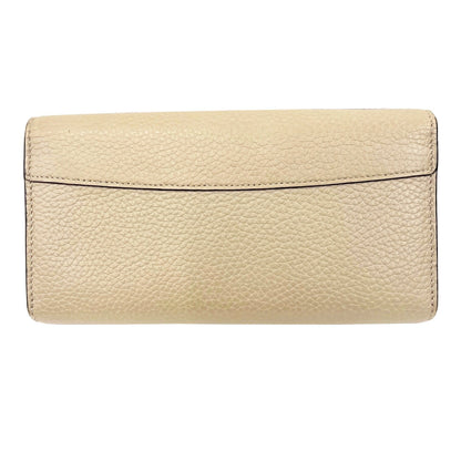 Louis Vuitton Beige Leather Portefeuille capucines wallet accessories