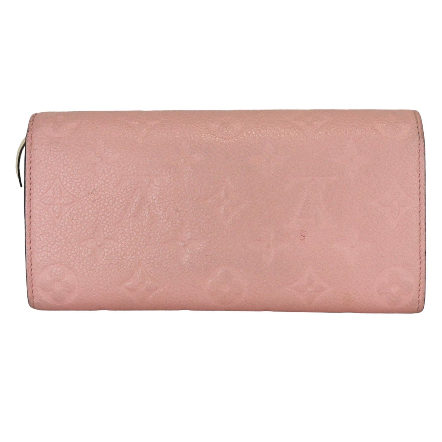 Louis-Vuitton Sarah Wallet Monogram Empreinte Leather Pink GHW