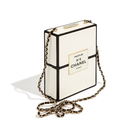No.5 Perfume Box Minaudière Clutch