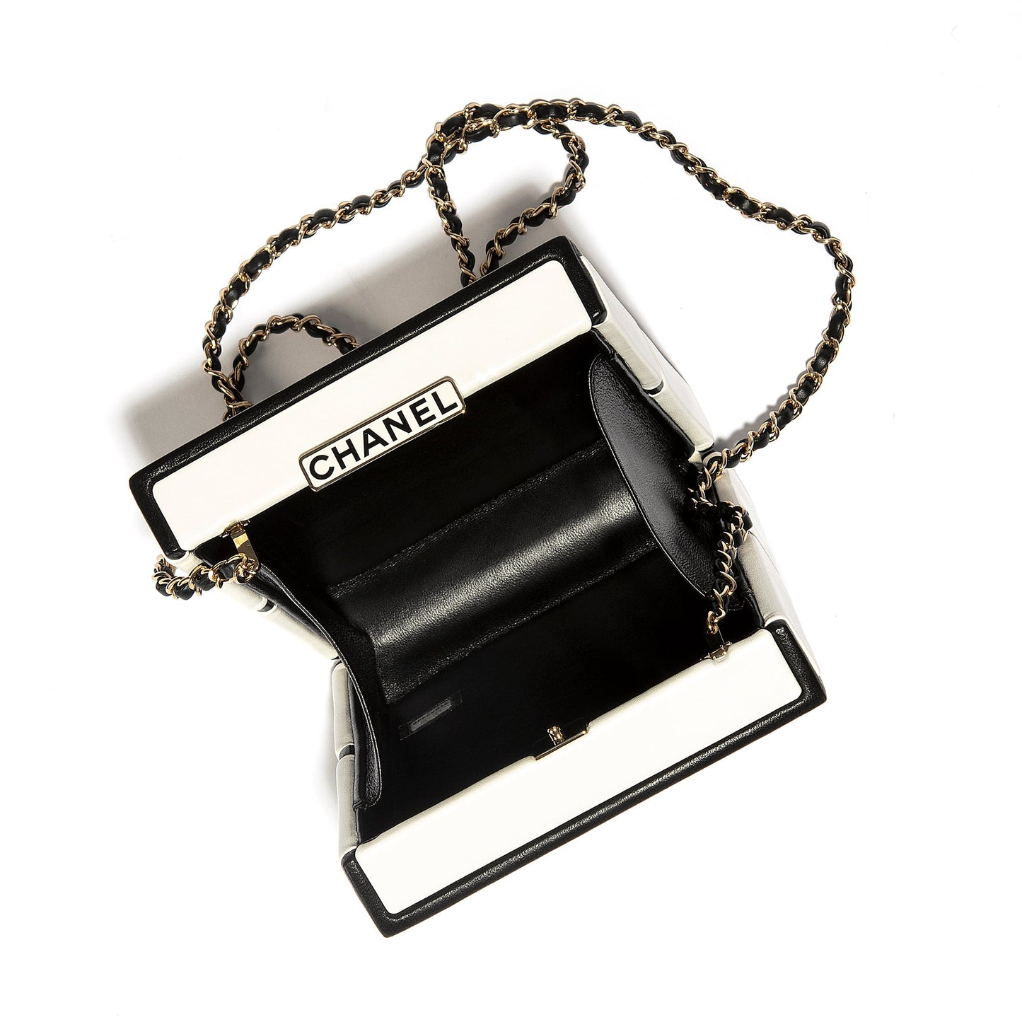 No.5 Perfume Box Minaudière Clutch