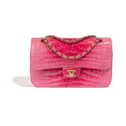 Medium Pink Double Flap Bag