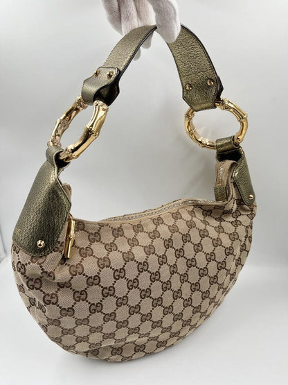 Vintage Gucci Bamboo Hobo Bag