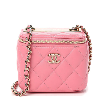 Chanel Quilted Mini Vanity Case