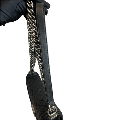 Limited Edition Paris Dallas Boy Medium Calfskin Black RHW