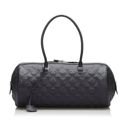 LOUIS VUITTON Louis Vuitton Monogram Amplant M40737 Handbag Leather Noir Black
