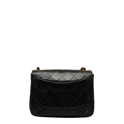 Chanel Miniature Chain houlder Bag Black Gold  Lady Chanel