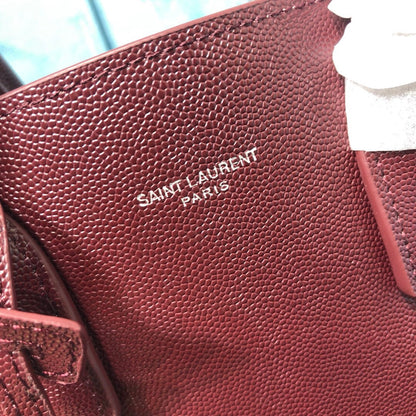 Yves Saint Laurent Sac De Jour Baby In Shiny Burgundy