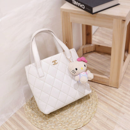 Chanel vintage wild stitch cc caviar tote bag