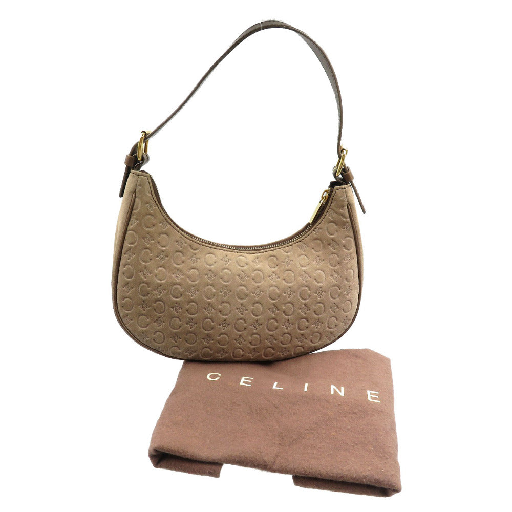 CELINE Handbag Suede mocha Women Used
