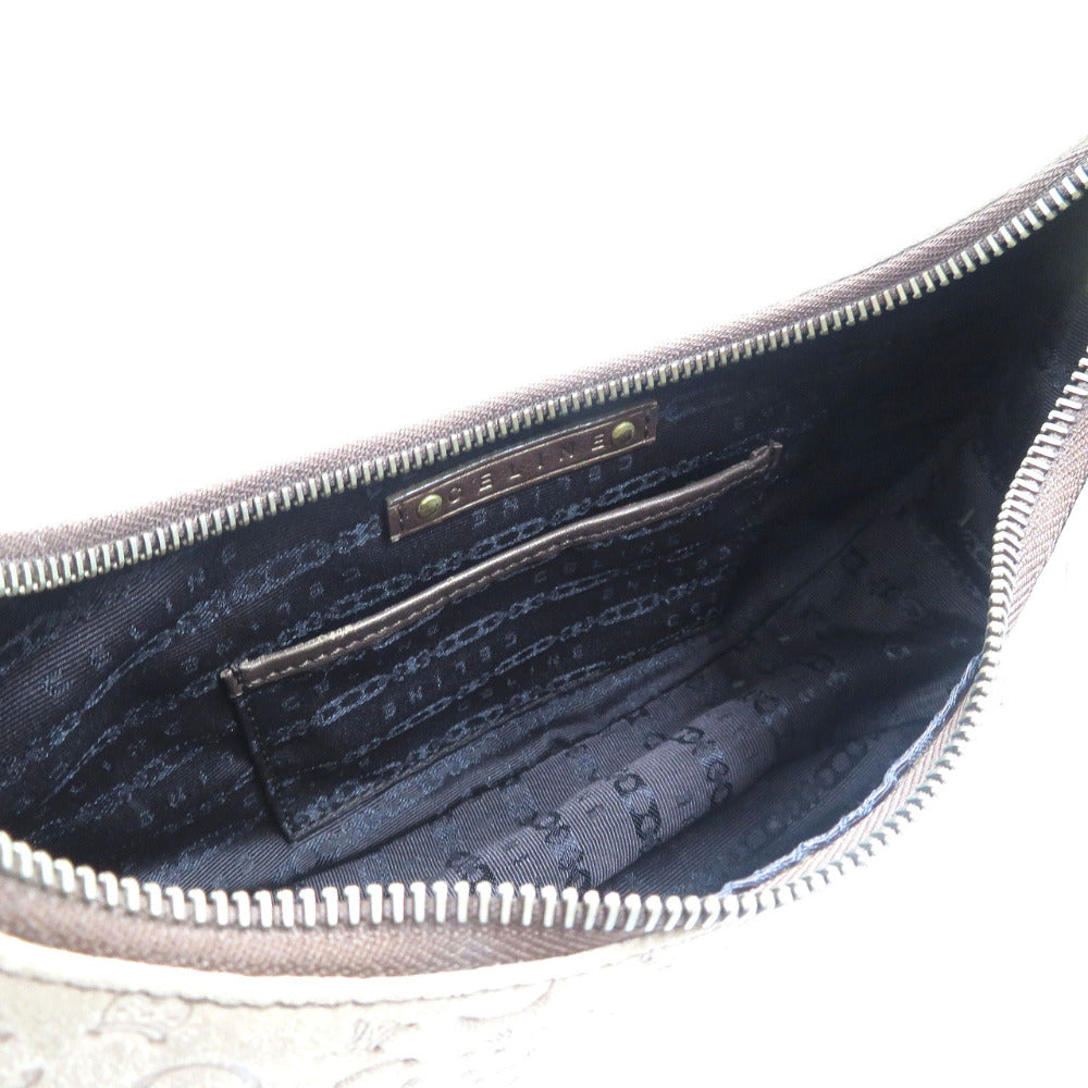 CELINE Handbag Suede mocha Women Used